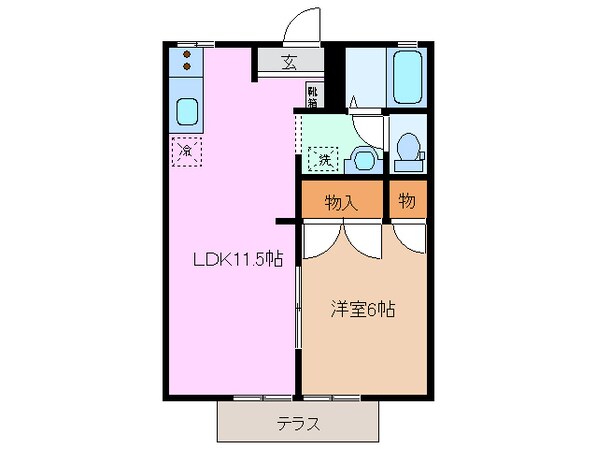 播磨駅 徒歩8分 1階の物件間取画像